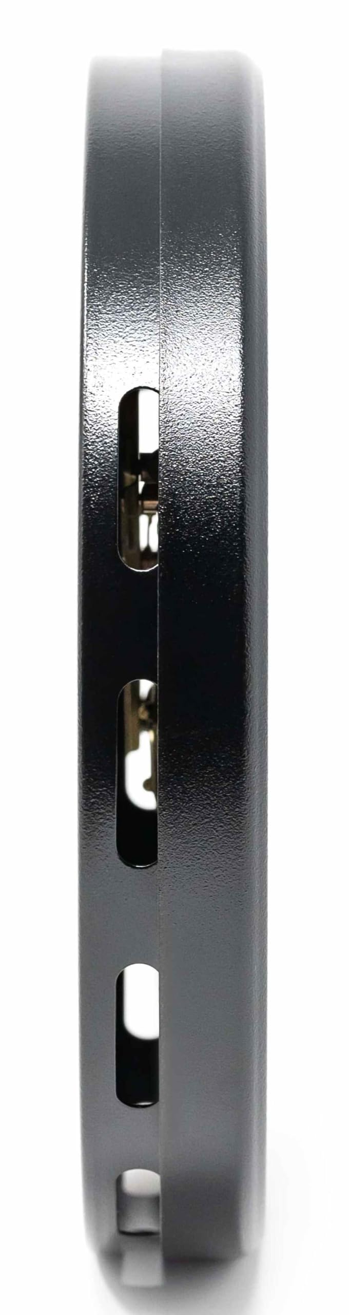 Fischer 181.06 - Termómetro higrómetro para sauna, higrómetro y termómetro de pelo de acero inoxidable, esfera blanca, 160 mm, fabricado en Alemania