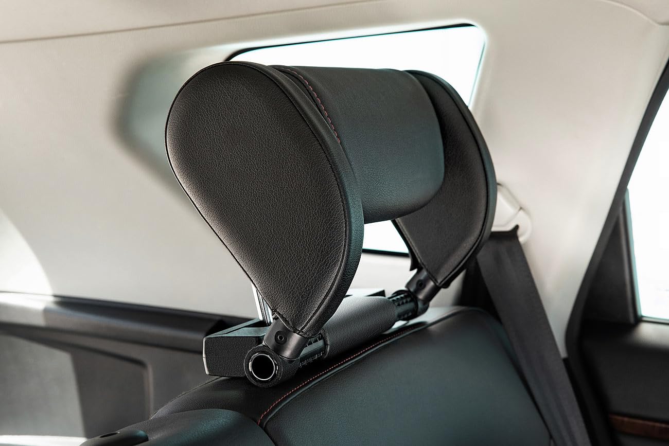 Lescars Nackenstütze Auto: 2er Set Universal Kfz Kopfstütze, individuell einstellbar (Universal Kopfstütze Auto, Kopflehne, Golf)