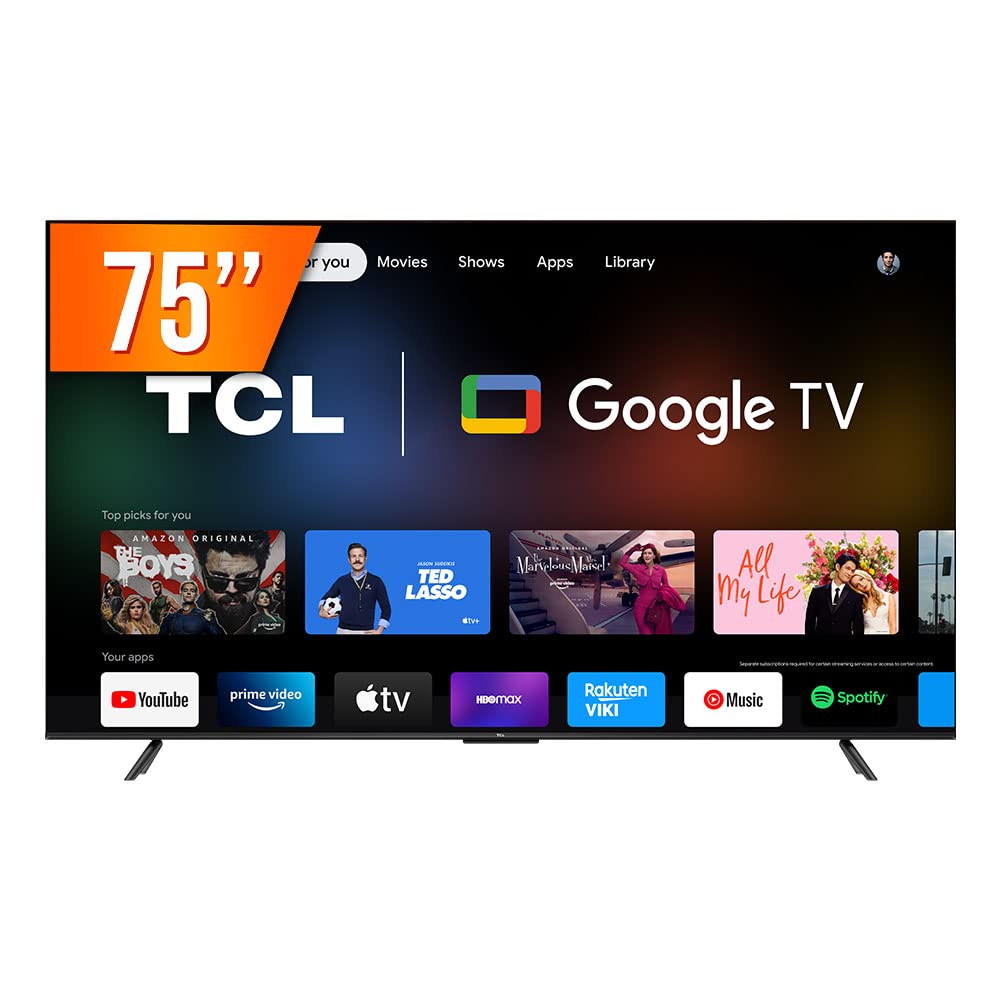Google TV LED 75” TCL P735 4K UHD HDR DOLBY VISION - ATMOS, ALLM