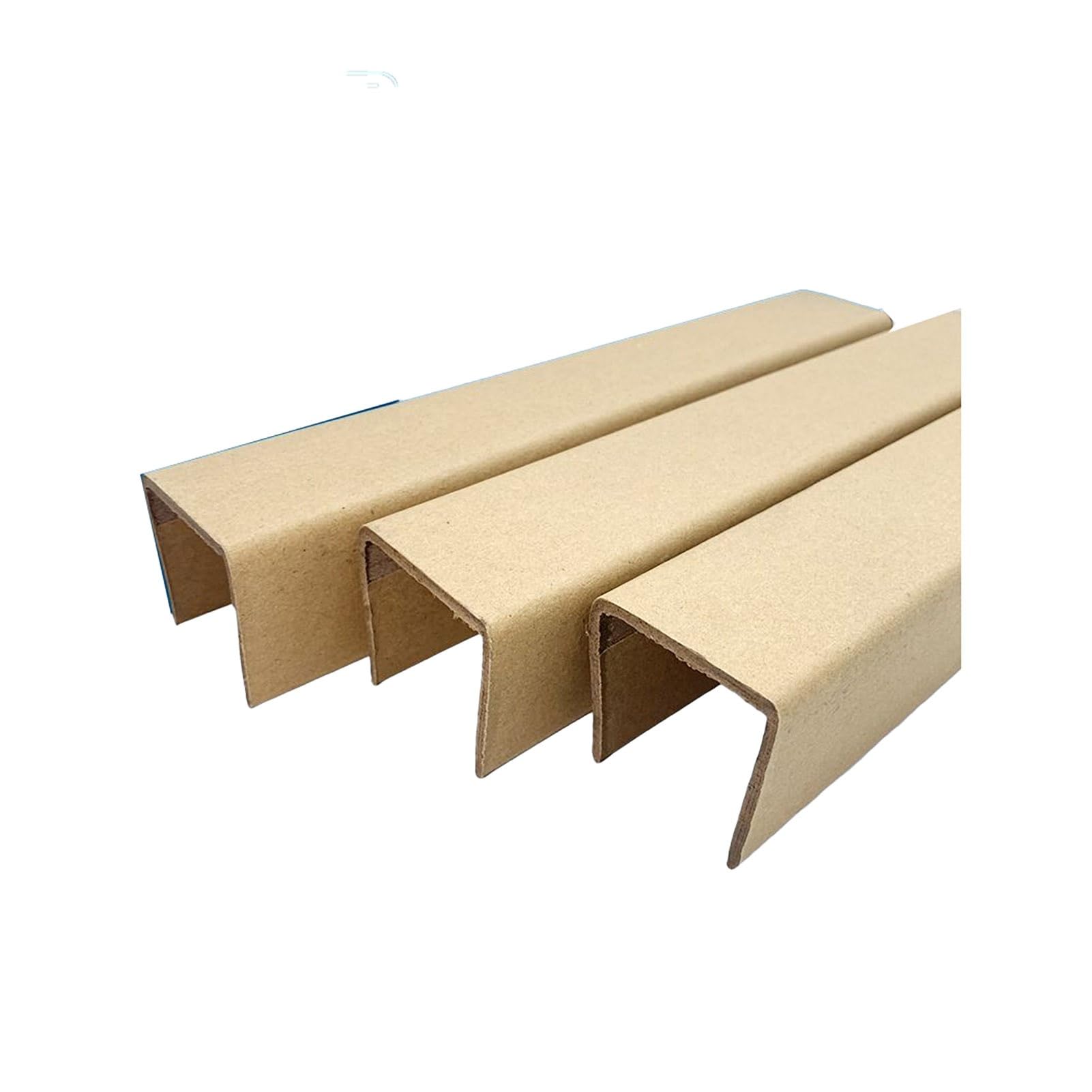 Protezioni angolari in cartone, confezione da 50 protezioni per pallet da parete, protezioni in pelliccia, resistenti ed ecologiche