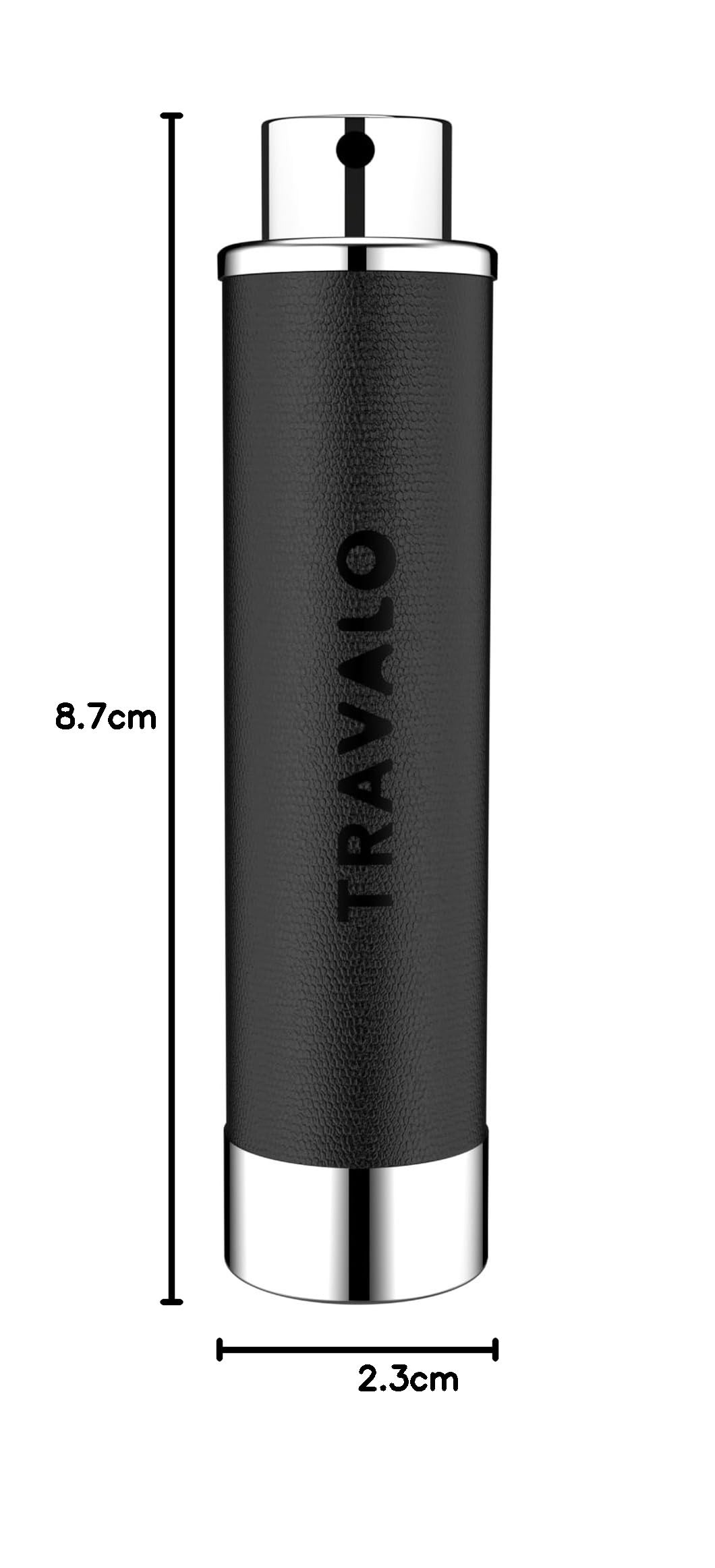 Travalo Vaporizzatore di profumo valzer pelle nera