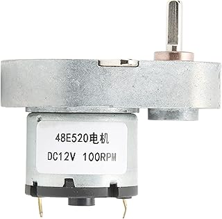Dc Gear Motor 100Rpm Dc12V Equipment Reduction 48E520 CCW for Speed Reduction for Speed Regulating for Speed for Adjustable for Speed Variable for Speed Pneumatic Motors
