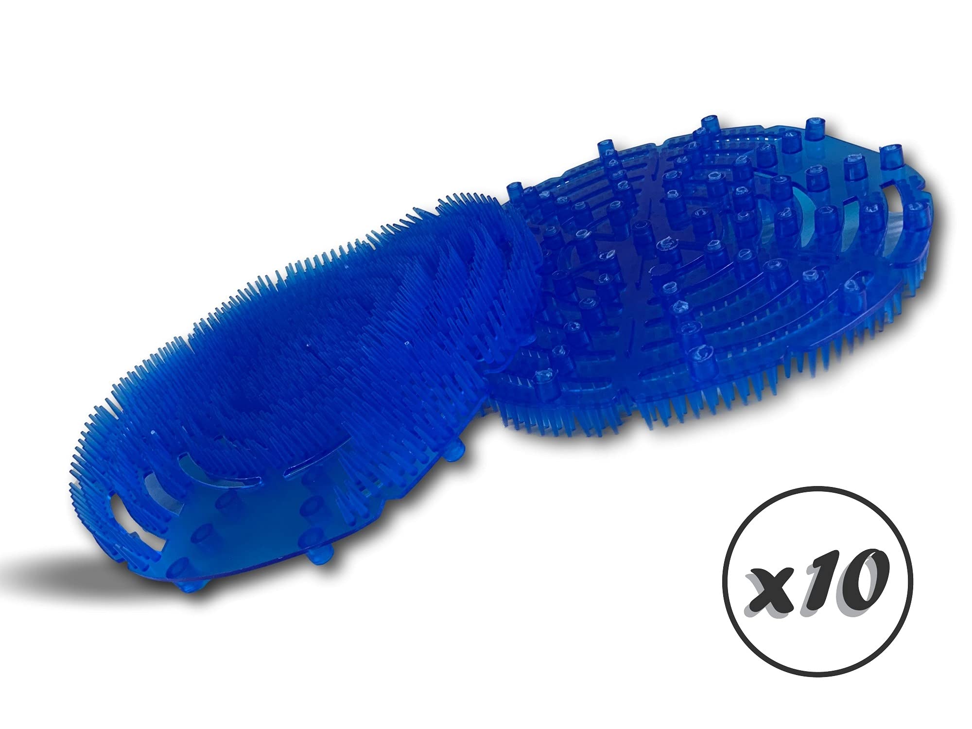 Zestaw 2 ekranów do pisuarów antysplash | Zestaw 10 | Ø 17 cm | Ocean fresh | odświeżacz powietrza | Antybakteryjny | Łagwy niebieski | Filtr | Pasuje do wszystkich pisuarów | Hotel restauracja | Kibros URISPLBLPx10