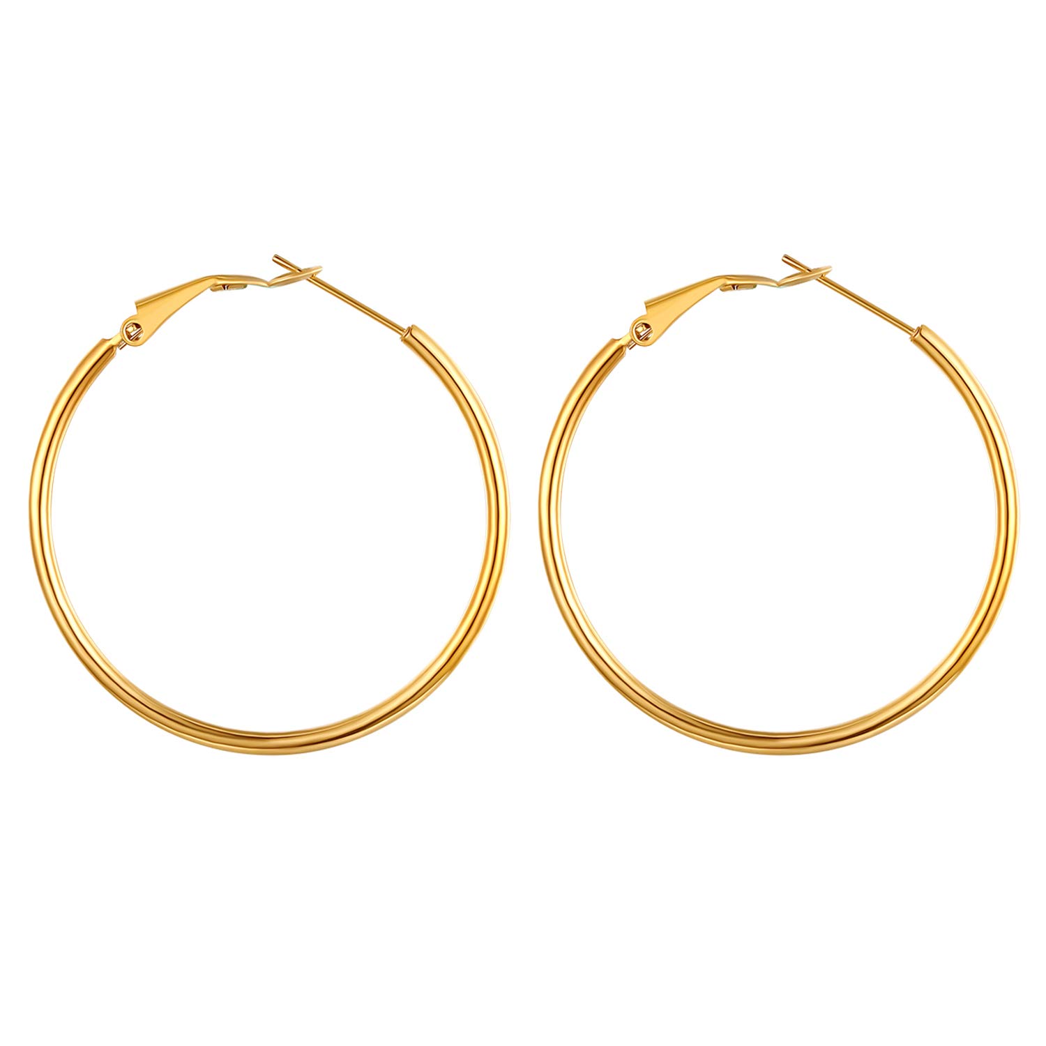 JewelryWe Fake Plug Ohrstecker Edelstahl: 8MM Herren Damen T