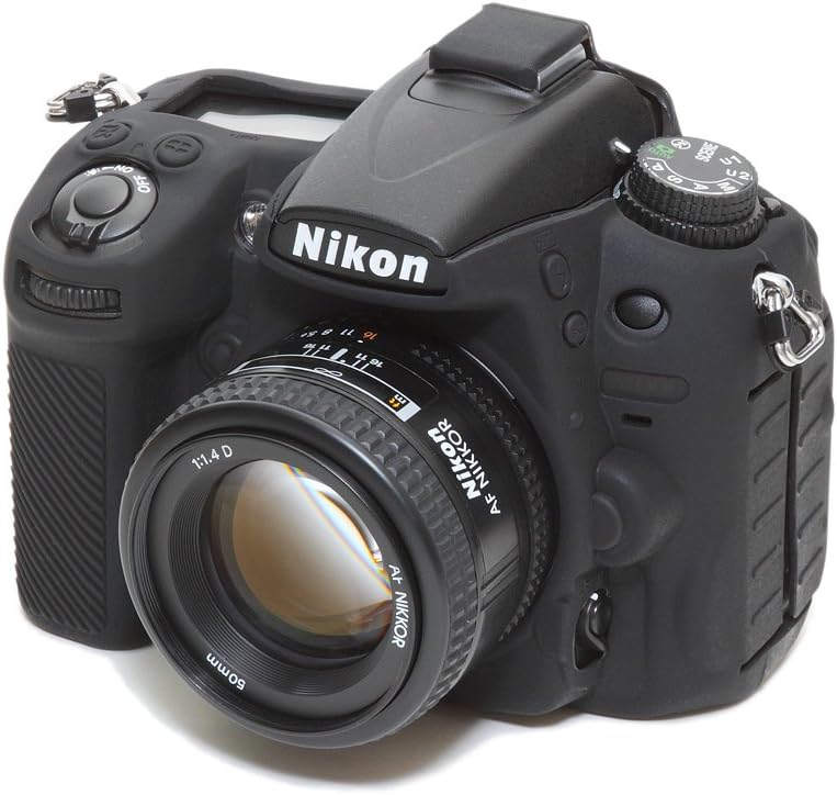 easy silicon cover case for Nikon D7000 with LCD protect film (Black)