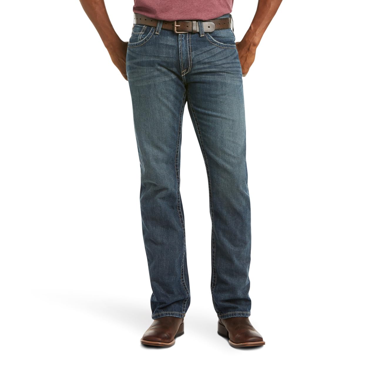 ARIAT Men’s M5 Slim Deadrun Stackable Straight Leg Jean