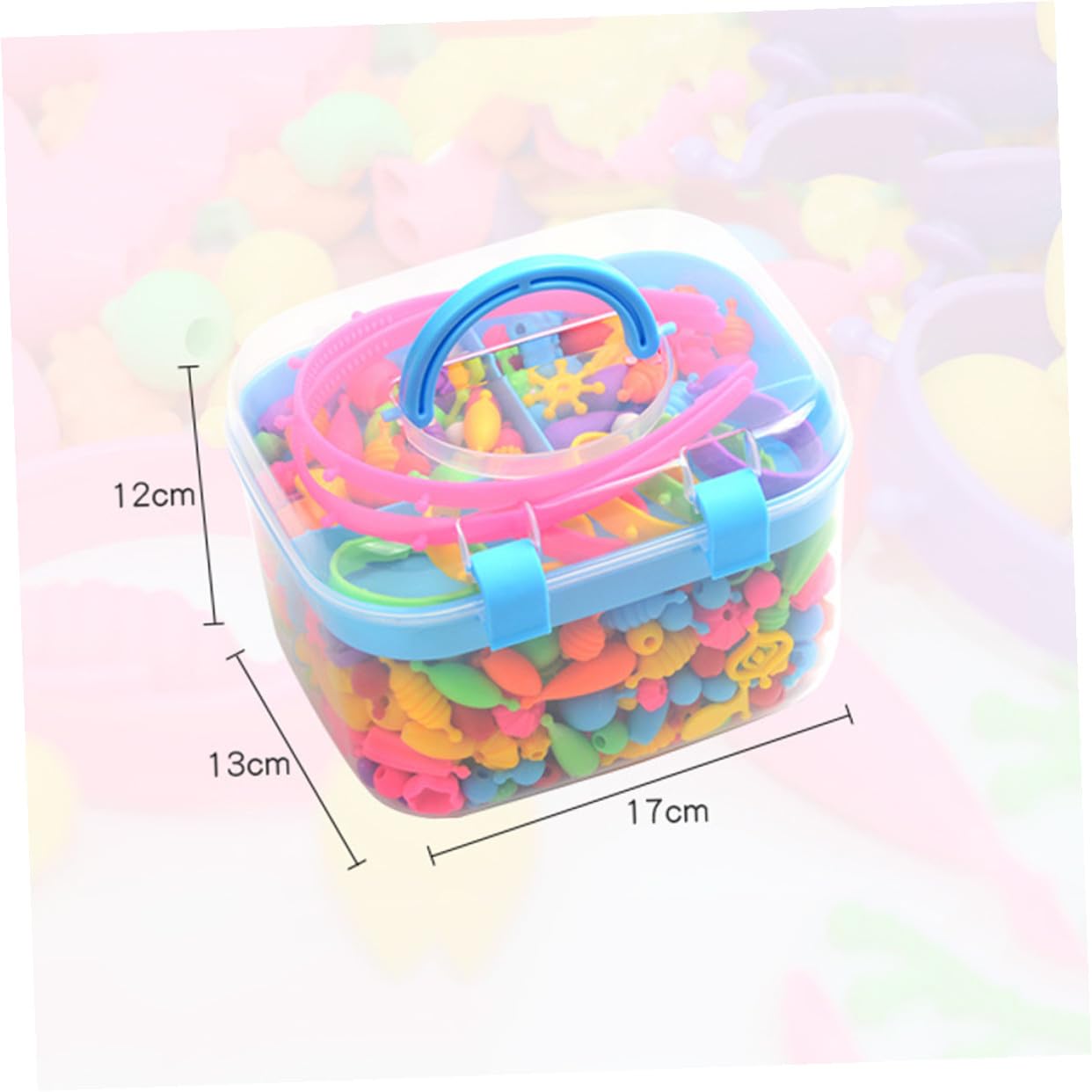 Toddmomy Juego de Cuentas de Plástico DIY para Manualidades, 1 Caja