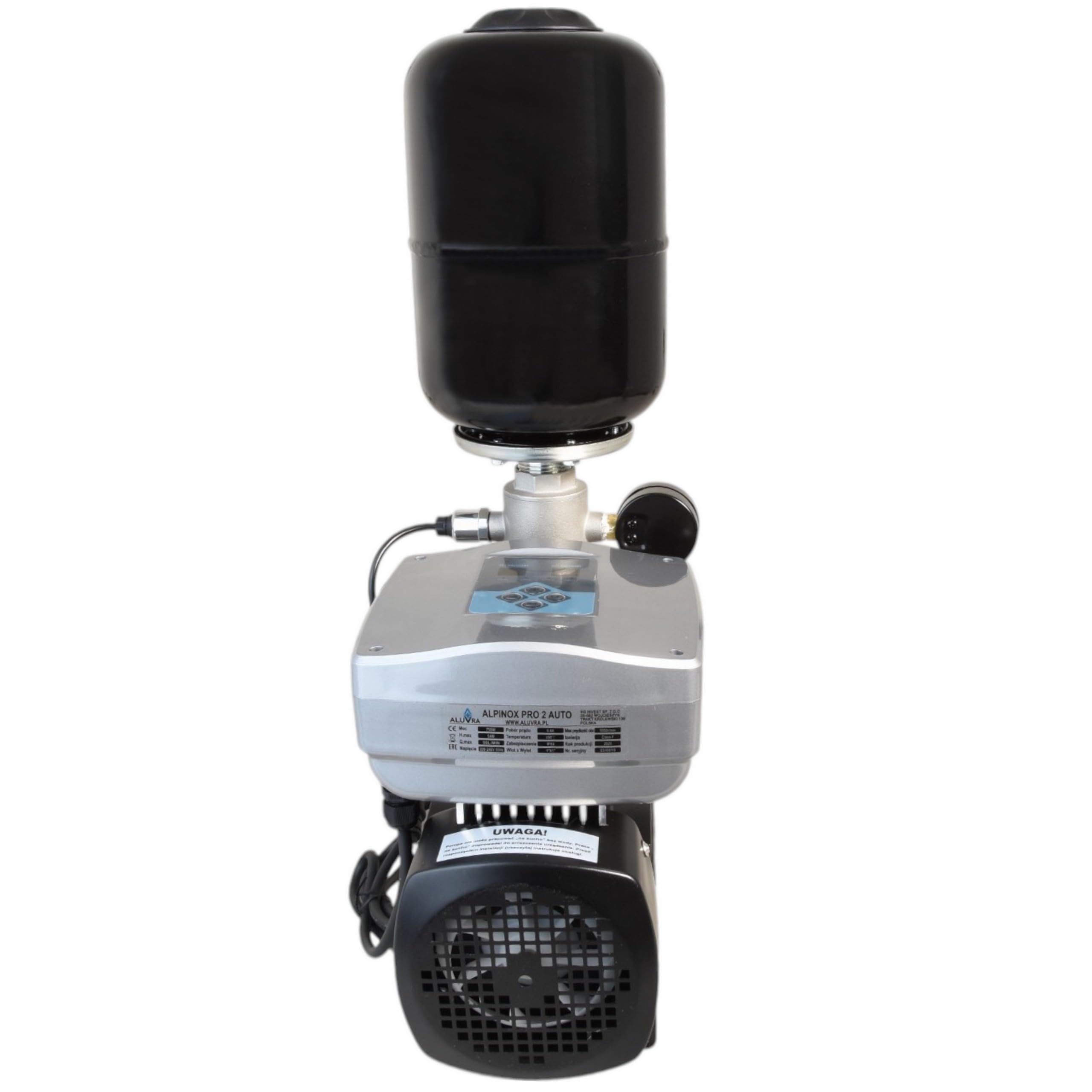 Intelligente Wasserpumpe ALPINOX PRO 2 AUTO (750 W 5400 l/h Förderhöhe 54m) - mit Inverter Frequenzumrichter - Membrankessel - Leise Betrieb - Moderne Gartenpumpe Hauswasserautomat - Trockenlaufschutz