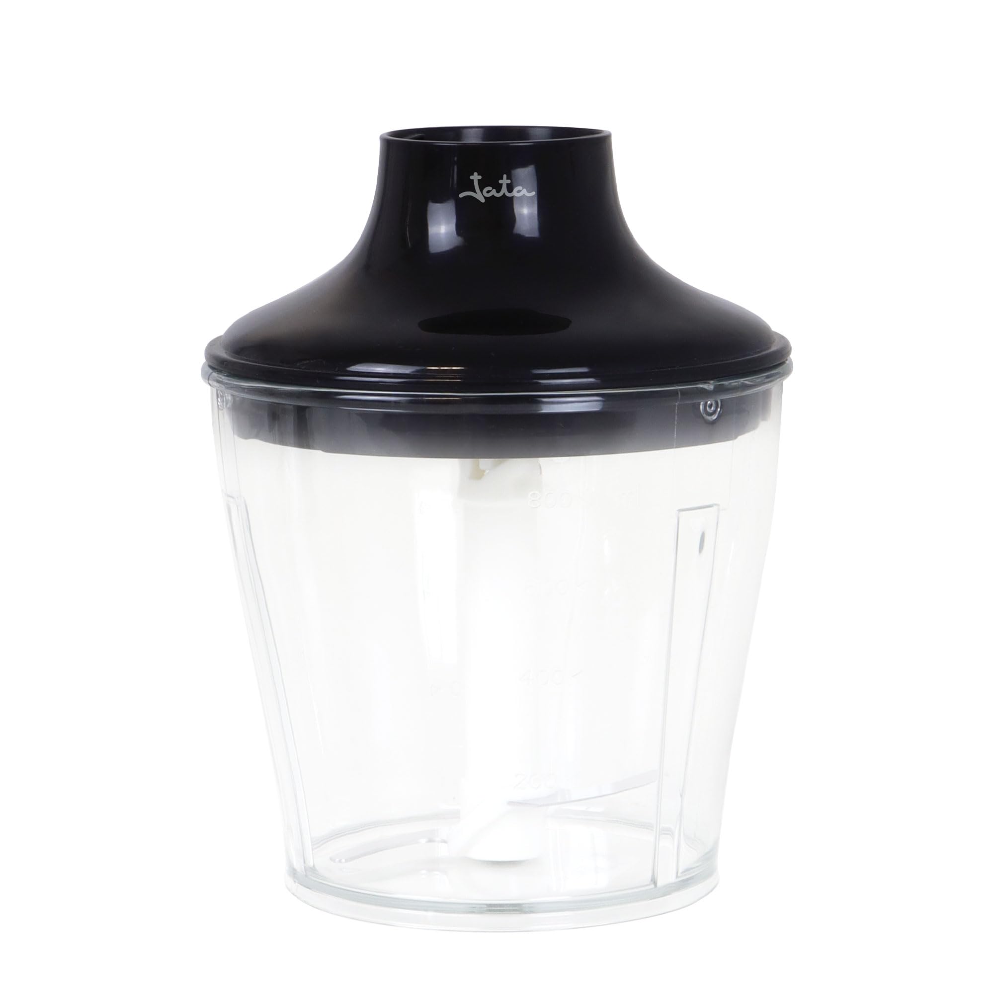 JATA JEBT1789 - Batidora de Mano 1200 W. Velocidad Ajustable. Función TURBO con 17.000 RPM. 4 Cuchillas Acero Inoxidable. Incluye Accesorios: Picadora, Batidor Varillas y Vaso de 500 ml