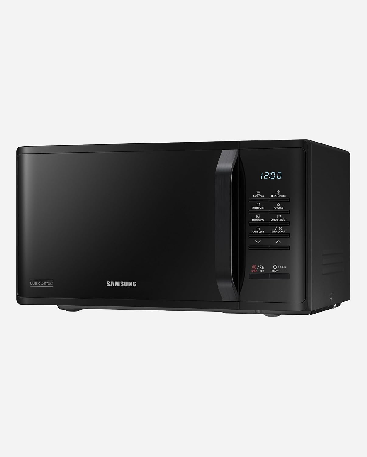 Samsung MS23K3513AK 23 litre black solo microwave