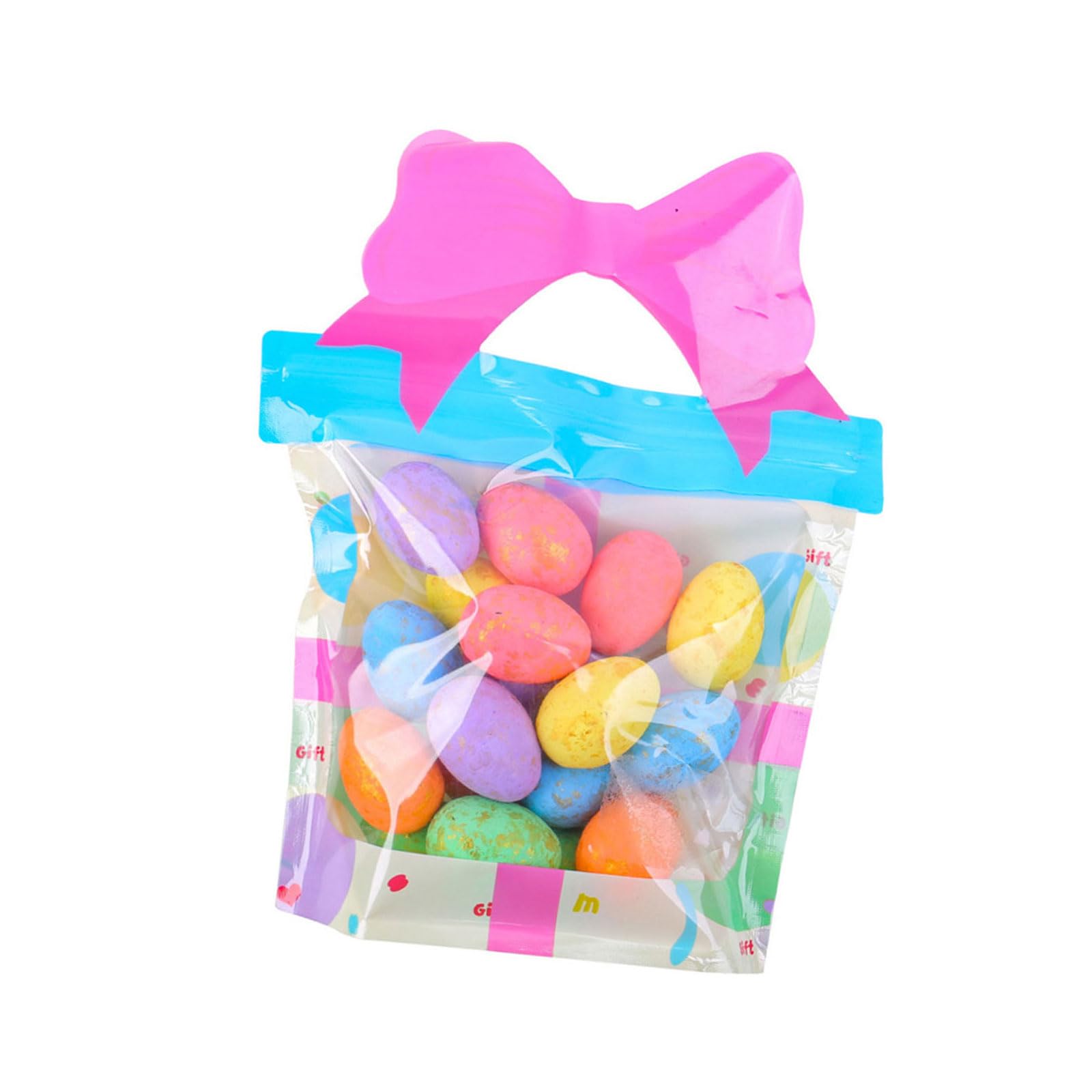 carotoe 18Pcs Colored Speckled Eggs Small Colorful Foam Eggs Party Table Centerpieces for Home Decoration and Basket Fillers Party Supplies