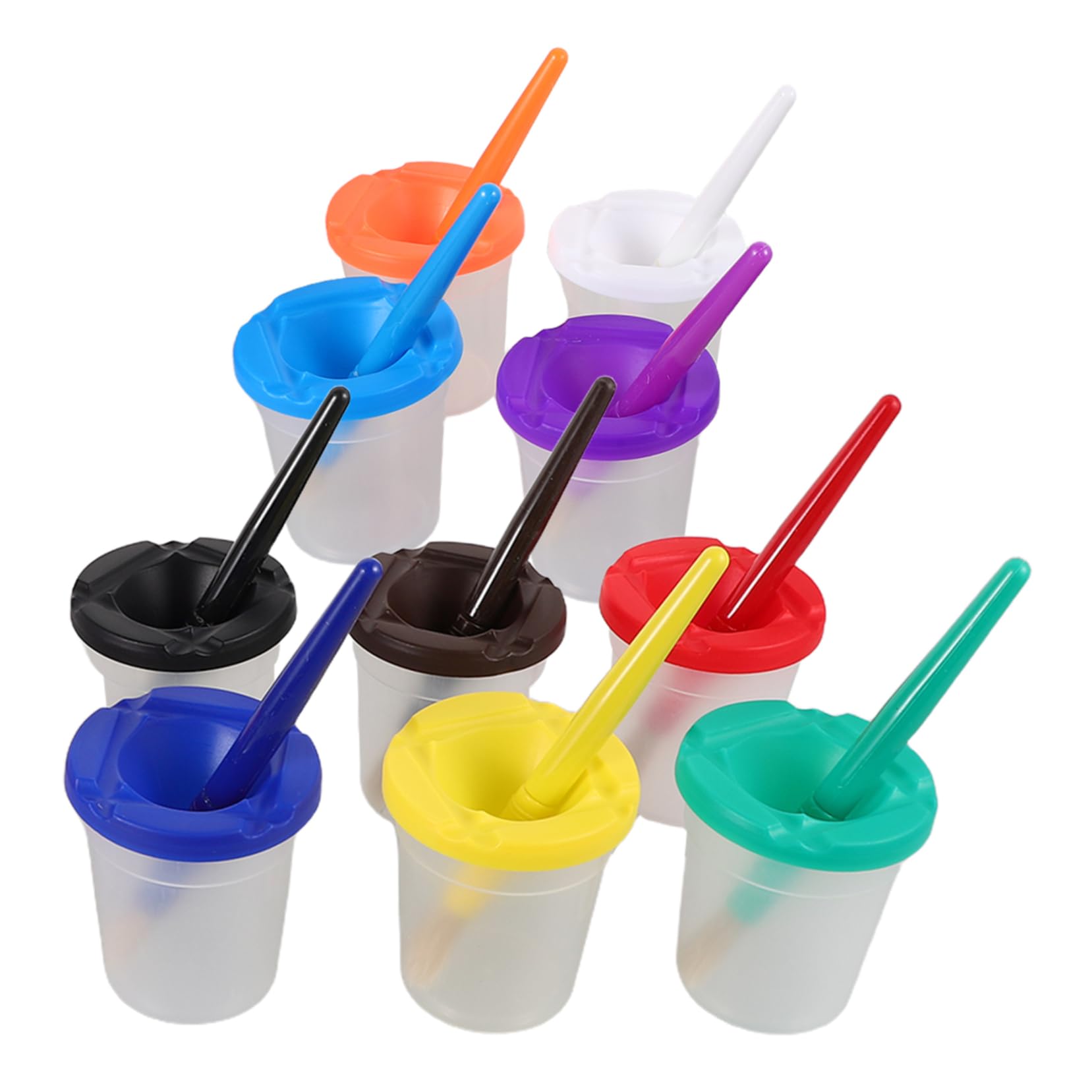 Gogogmee Painters Cup for Kids 1 Set Children's Paint Supplies Anti-Spill Water Cup for Kids Art