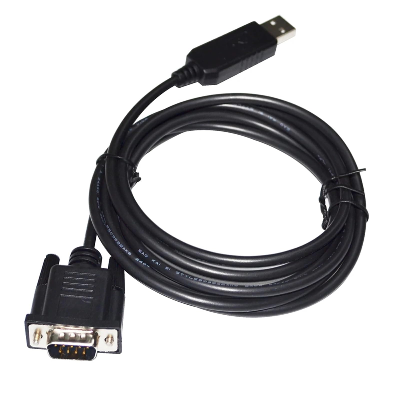 Adaptateur USB vers D-SUB DB9 9 broches mâle RS-232C Câble série (1,2 m, câblage droit)