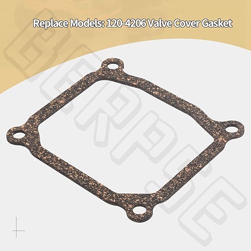 Miniatura 6 de 120-4206 Junta de tapa de válvula compatible con cortacésped Exmark Toro TimeCutter, compatible con modelos 74616, 74616, 74629, 74621, 127-9358