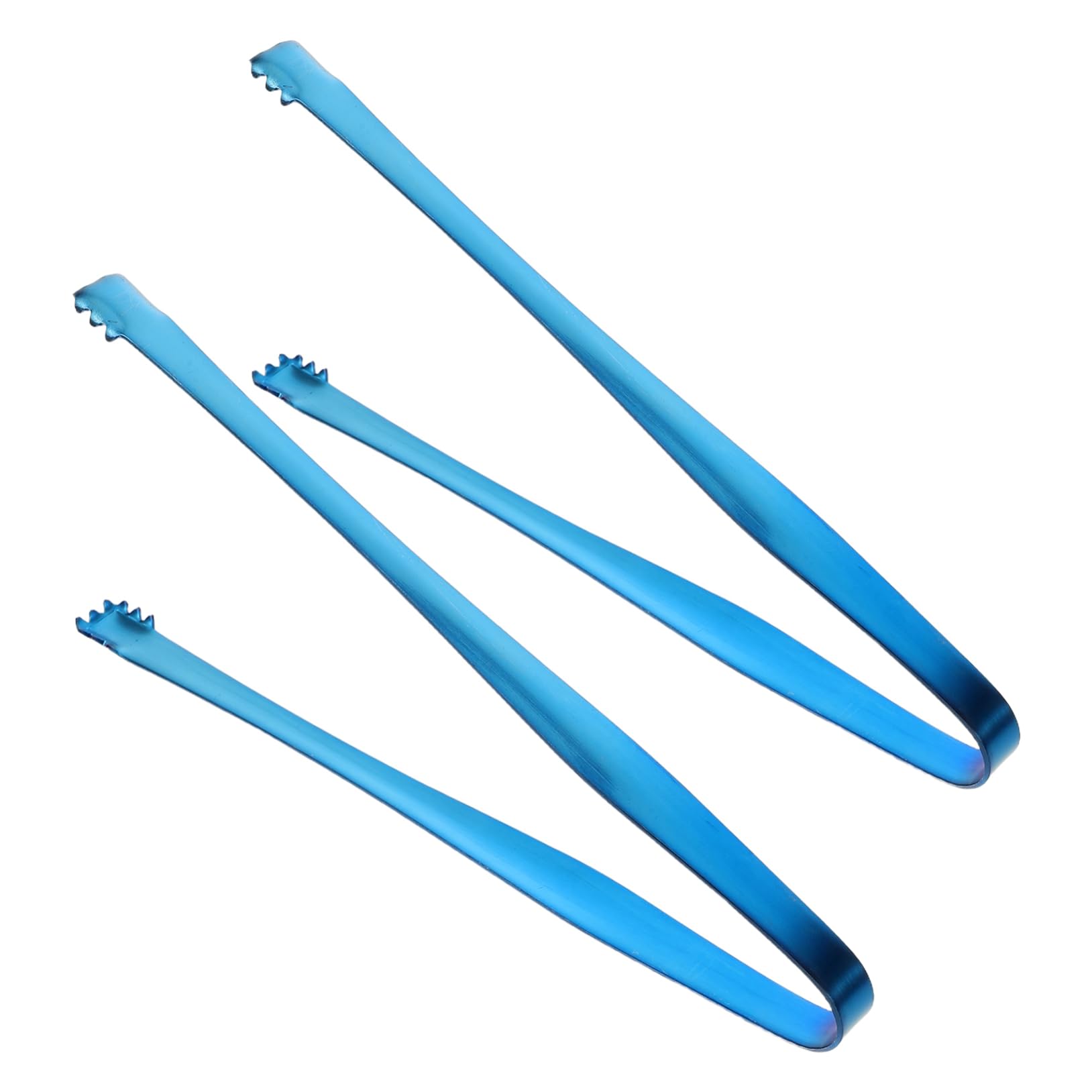 NAMOARLY 2 Pack Stainless Steel Cube Clamps Ice Cube Tongs for Tea Party for Appetizer Serving Tongs