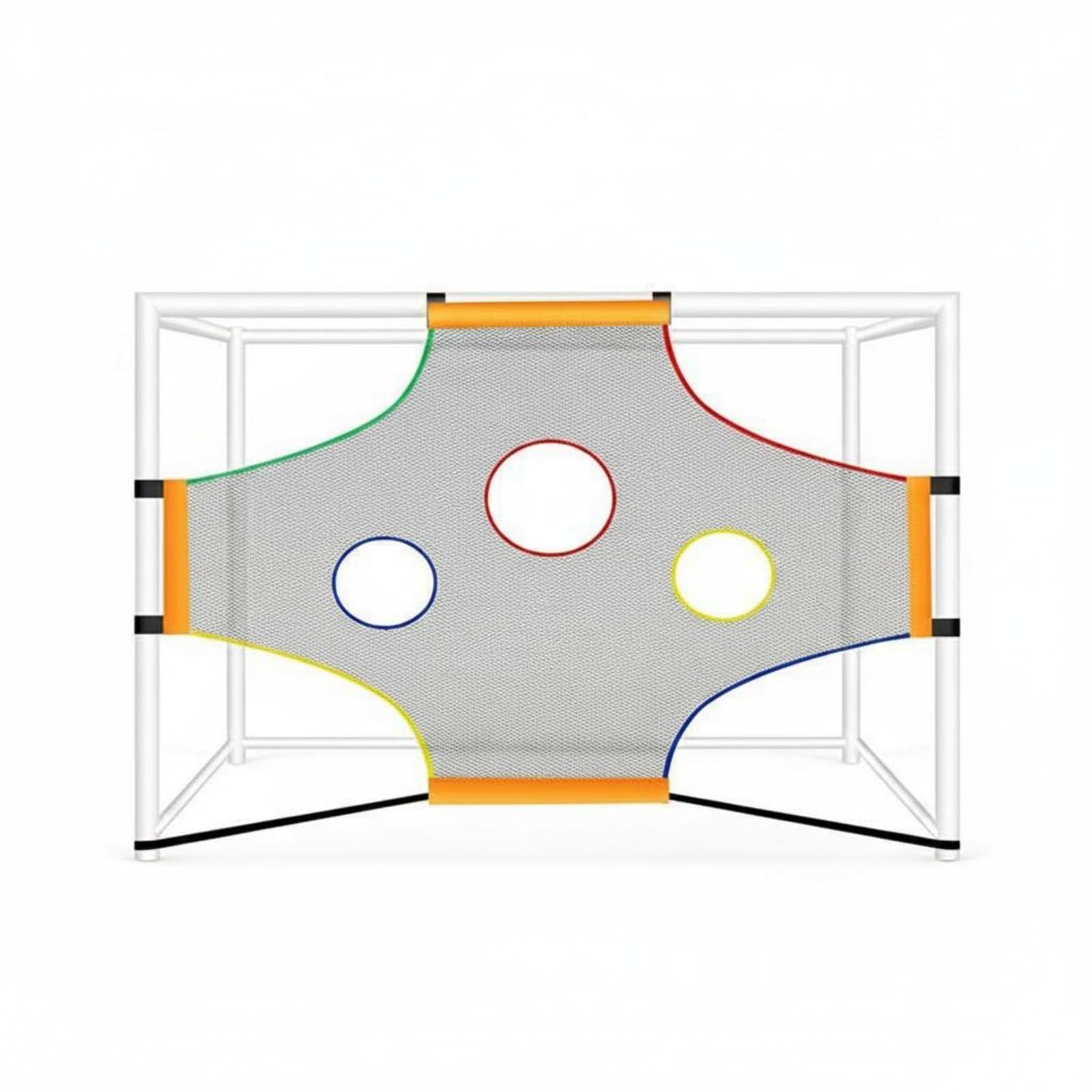 BNF® Unrestricted Kick Net Ball Control Soccer Rebound Net Easy Setup Sports Equipment for Teens, Beginners, 7 Person-image-44