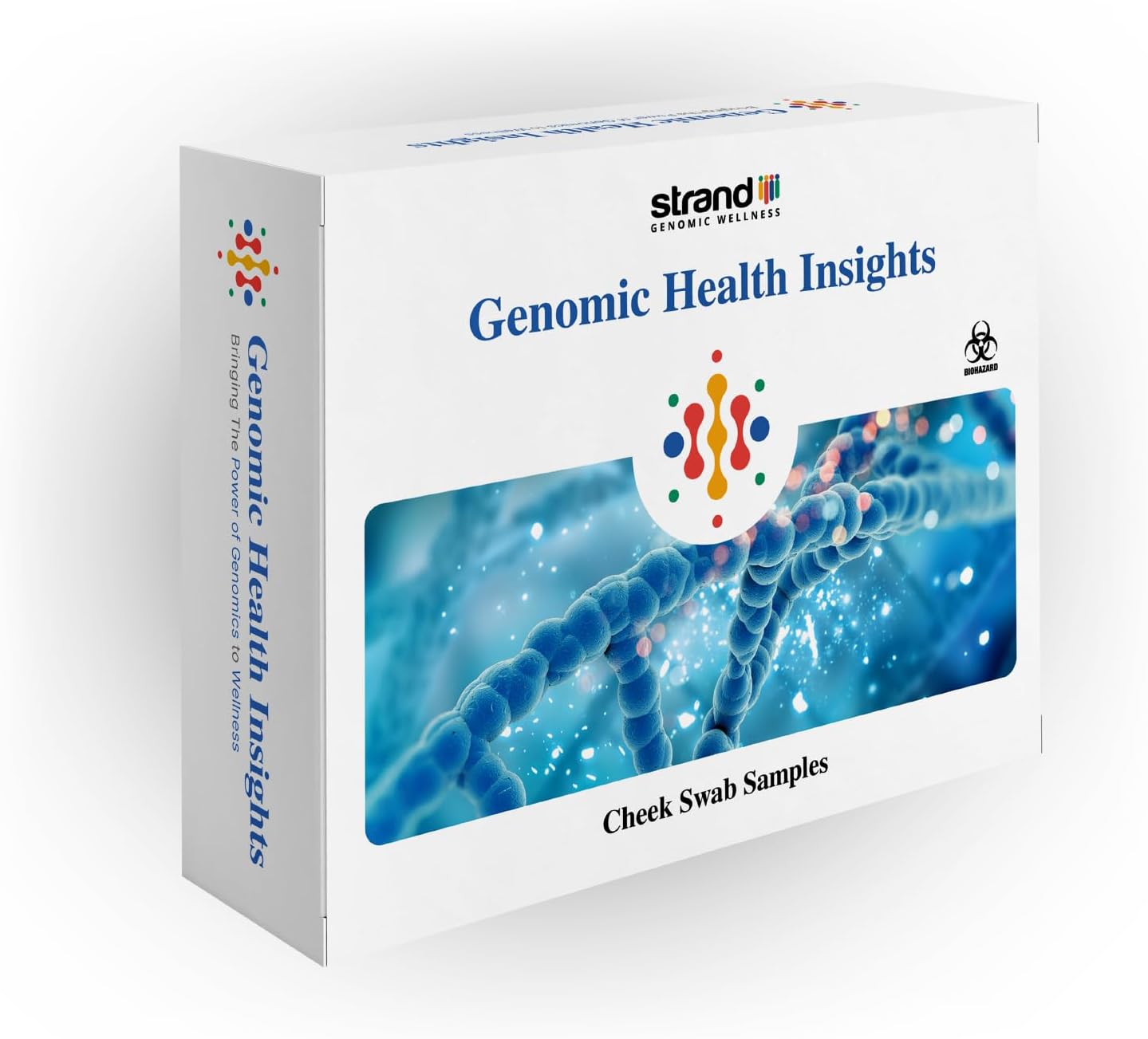 Strand Genomic Health Insights - DNA Test Kit for Comprehensive Health Screening | Easy At-Home Saliva Collection Kit | Private & Safe | Detailed Report | Health Screening for Men & Women