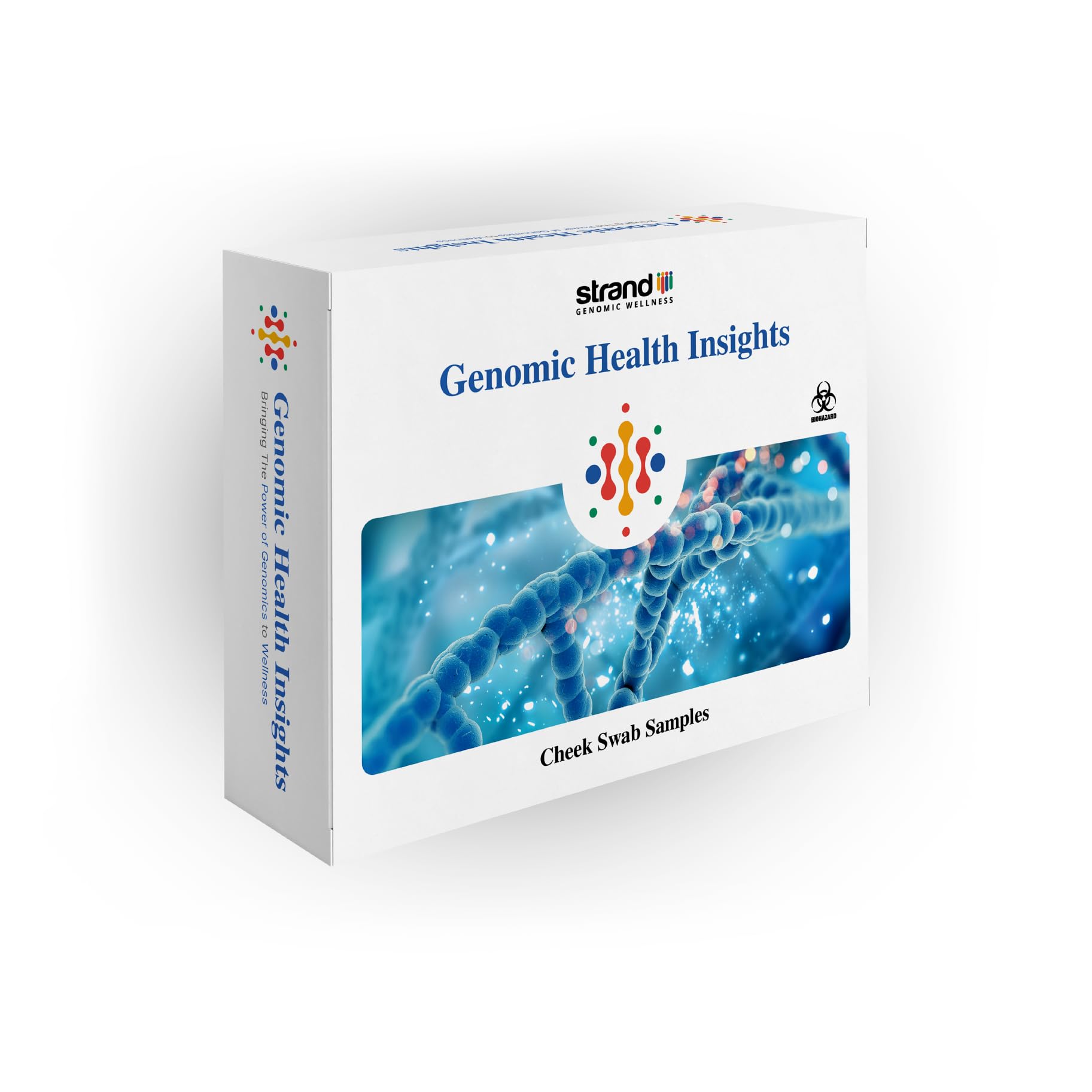 Strand Genomic Health Insights - DNA Test Kit for Comprehensive Health Screening | Easy At-Home Saliva Collection Kit | Private & Safe | Detailed Report | Health Screening for Men & Women