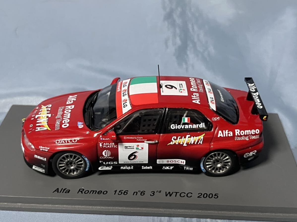 Amazon | スパークモデル製アルファロメオ 156 WTCC 2005年1/43