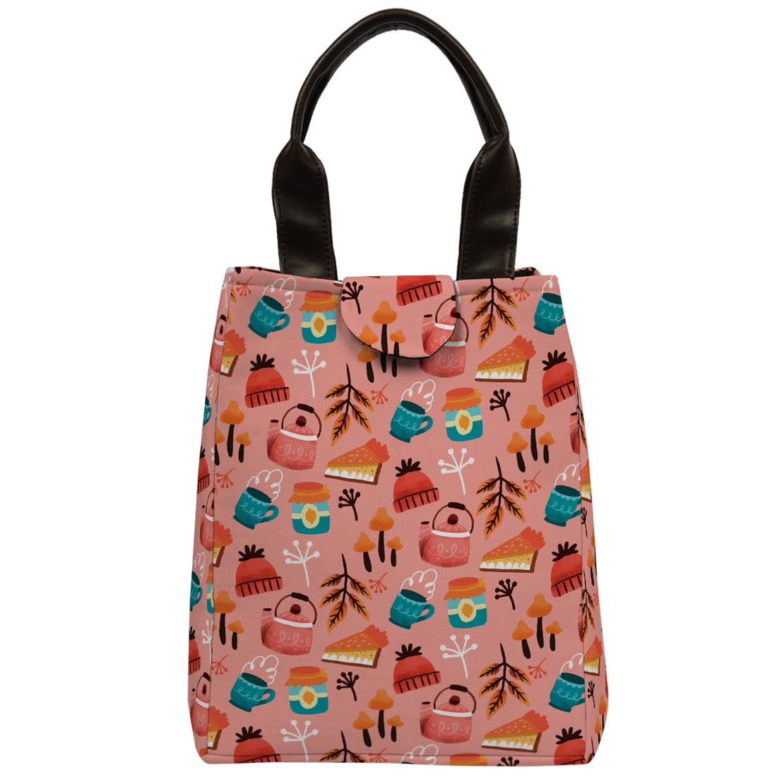 Crazyify Canvas Printed Lunch Bag with Pu Handle/Tiffin Bag/Lunch Bag for Men/Lunch Bag for Office/Women Stylish-Lunch Bag for Picnic, School & Work Lunch Bag (B0BWV8Y8JC) Amazon Price History, Amazon Price Tracker