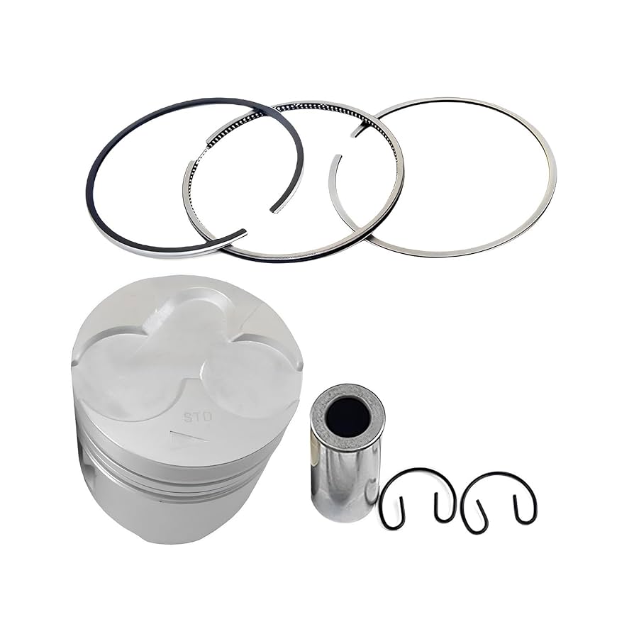 Amazon.com: SHESWEET 4D56 Piston + Piston Rings MD103318