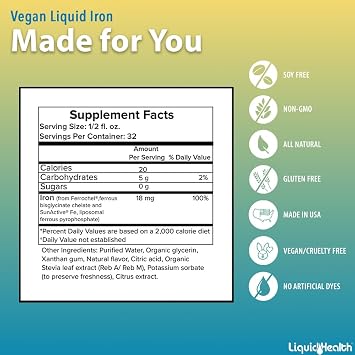 LIQUIDHEALTH Prenatal Baby Booster Pregnancy Vitamin Bundle - Vegan Women's Prenatal/Postnatal Multivitamin with SunActive & Ferrochel Iron, Folate, Whole Foods - Made in the USA, 100% Vegan (Bundle)