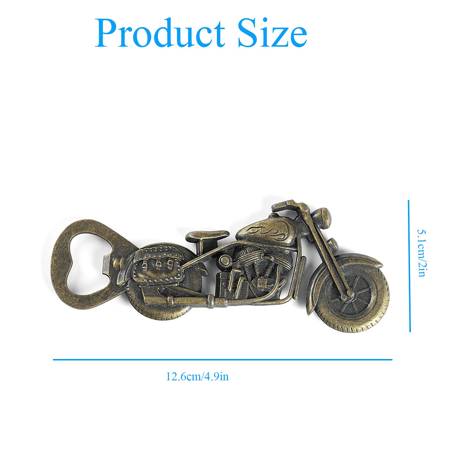 Motorrad-Flaschenöffner Vintage – Aus Metall, Perfekt Für Partys & Geschenke