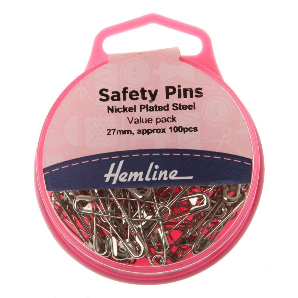 Safety Pins Value Pack: Nickel/Silver