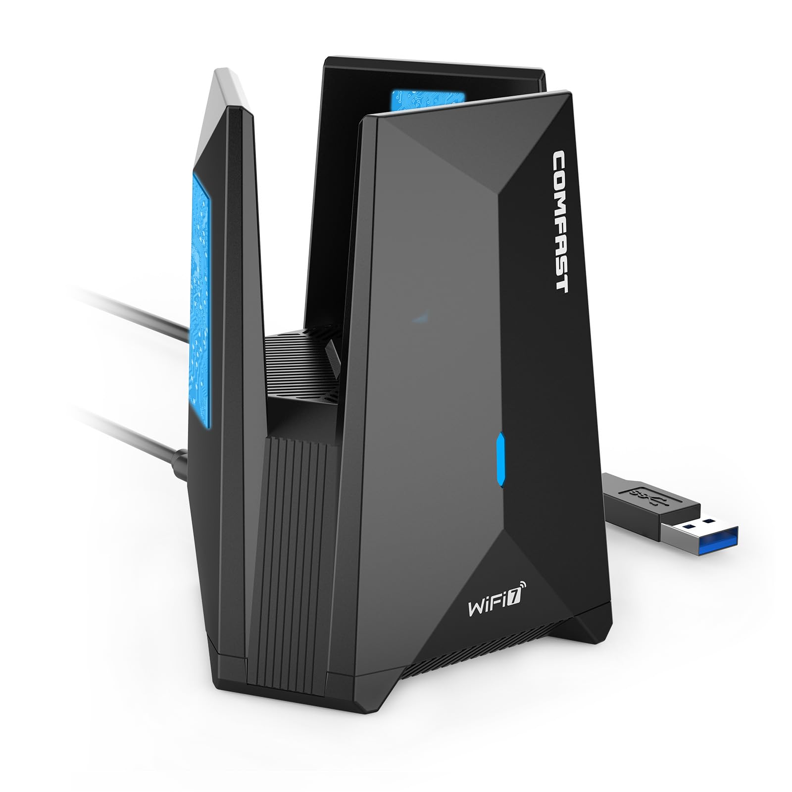 adapter wifi 7 6500mbps tri-band comfast