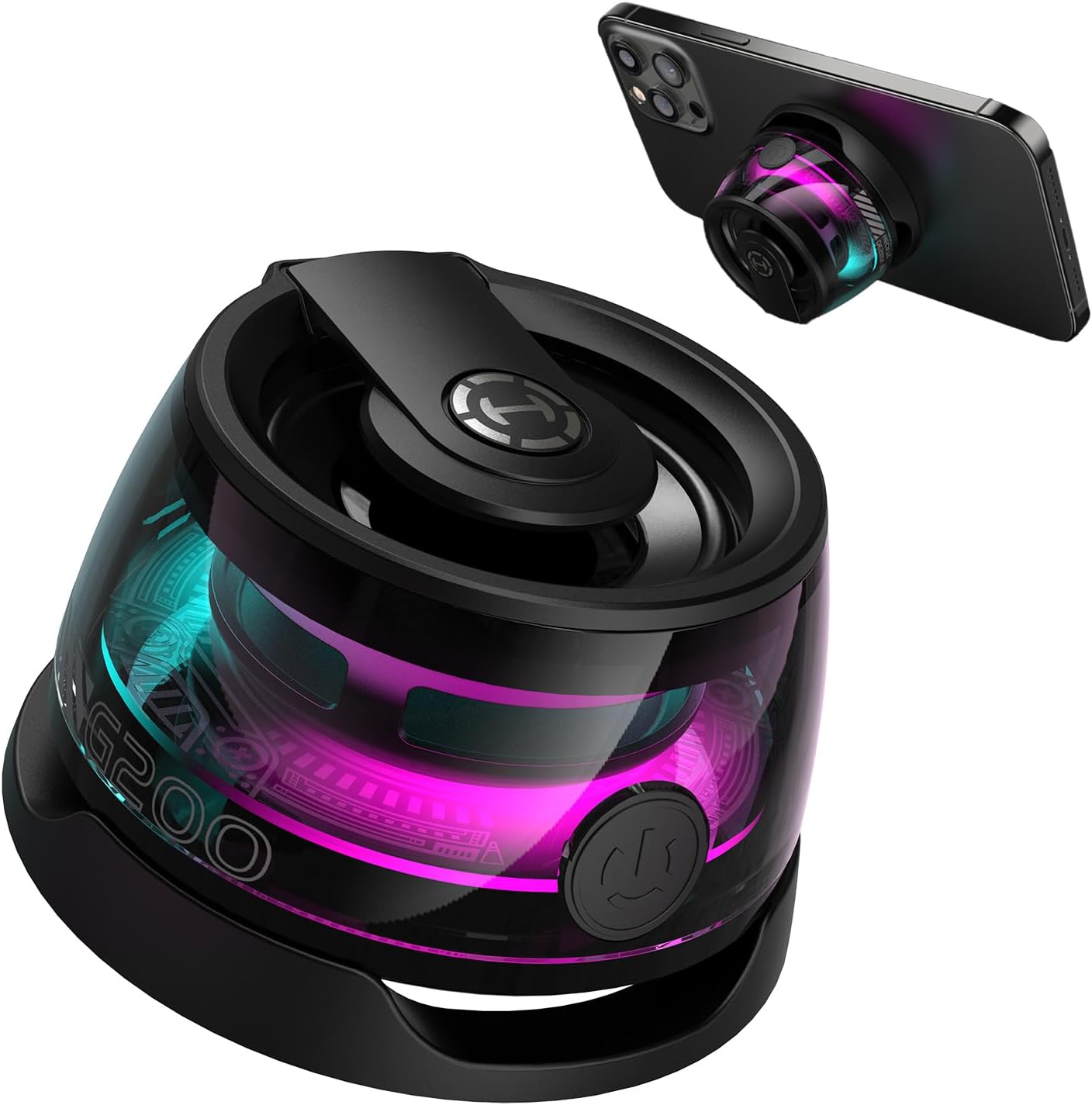Edifier G200 Magnetic Bluetooth Speaker, Gift Ideas, Multifunctional Phone Stand, Wireless Speaker with Strong Magnet for