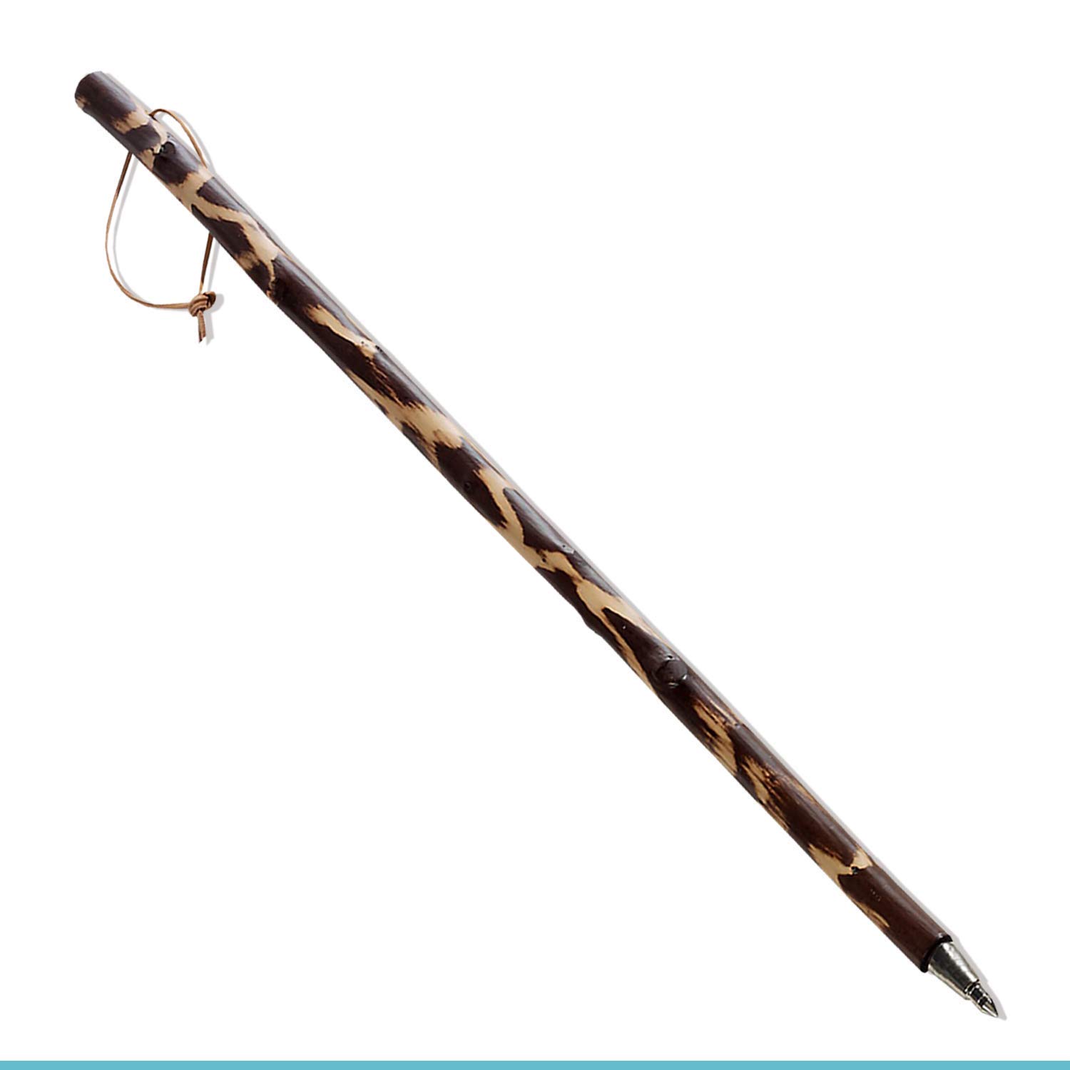 Jagd-Schnitzerei Peter Wanderstock Holz Tarnoptik 98-150 cm | Gravur bis zu 15 Zeichen im Preis enthalten