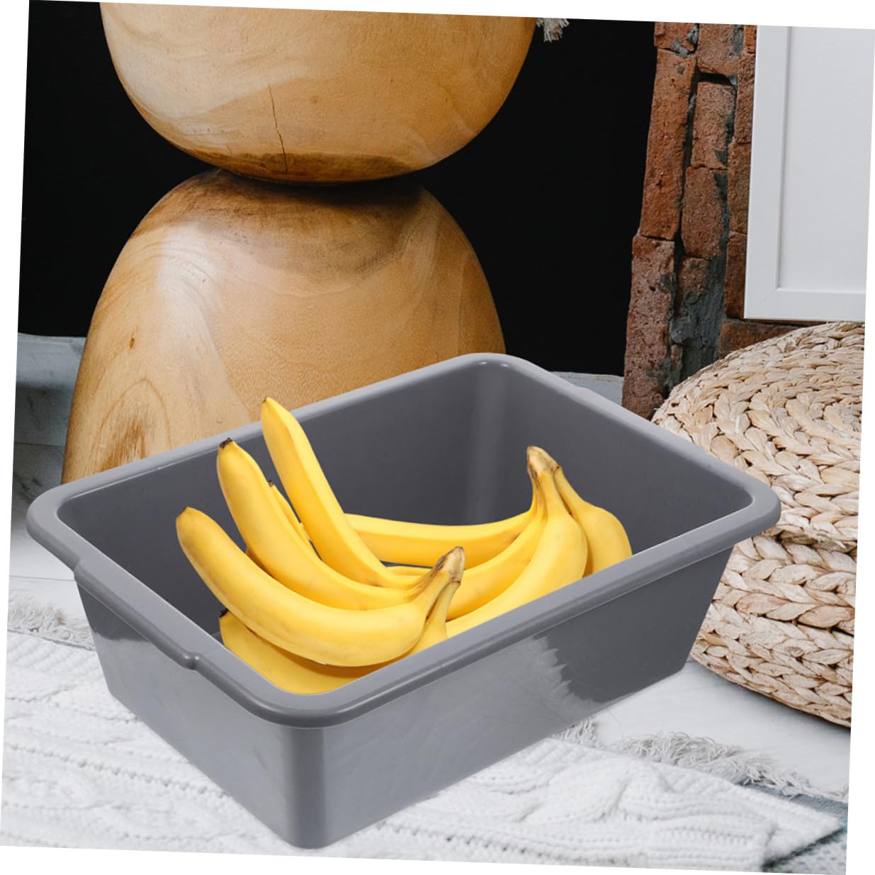 Gadpiparty Vasche Rettangolari per Classificazione Alimenti Set in Pp 2 Pezzi con Maniglia e Ammollo Piatti per per Ristoranti e Pizzerie