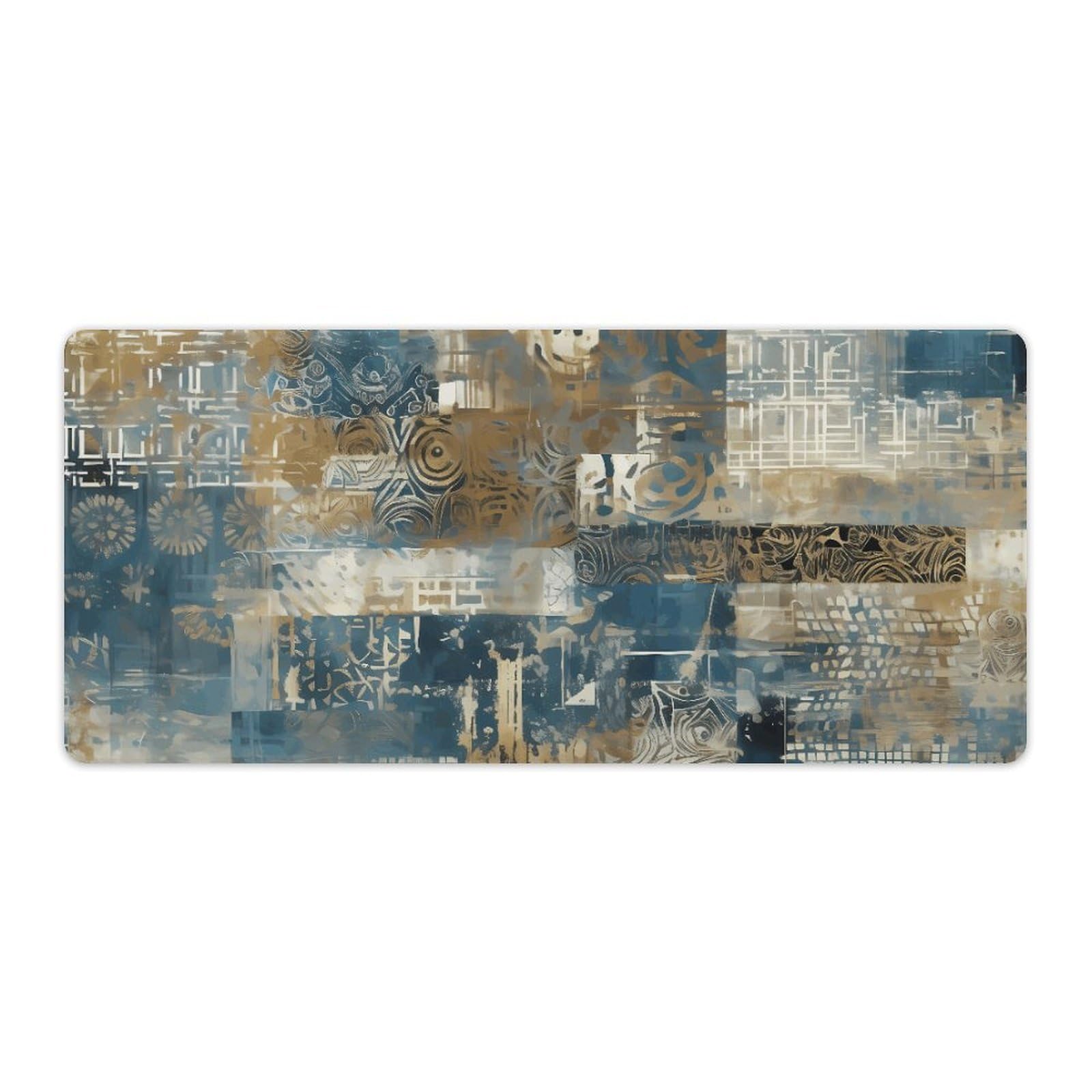 Tapis de souris multi-texture en caoutchouc avec revêtement imprimé doux - 8