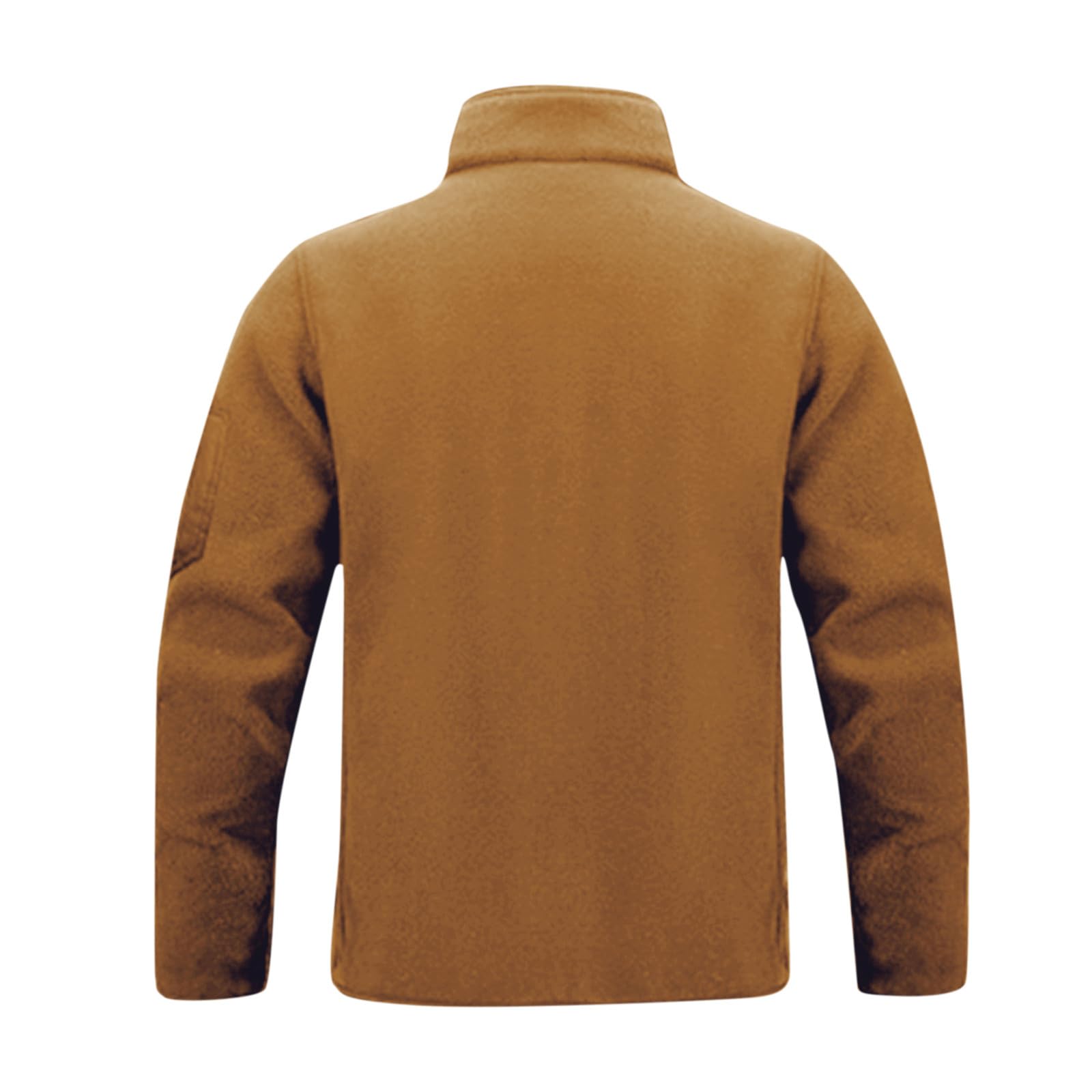 Polaire Homme D'extérieur Veste Zippées Sweatshirt Sherpa Gilet avec Poches Fleece Jacket sans Capuche d'hiver De Randonnée Doublure