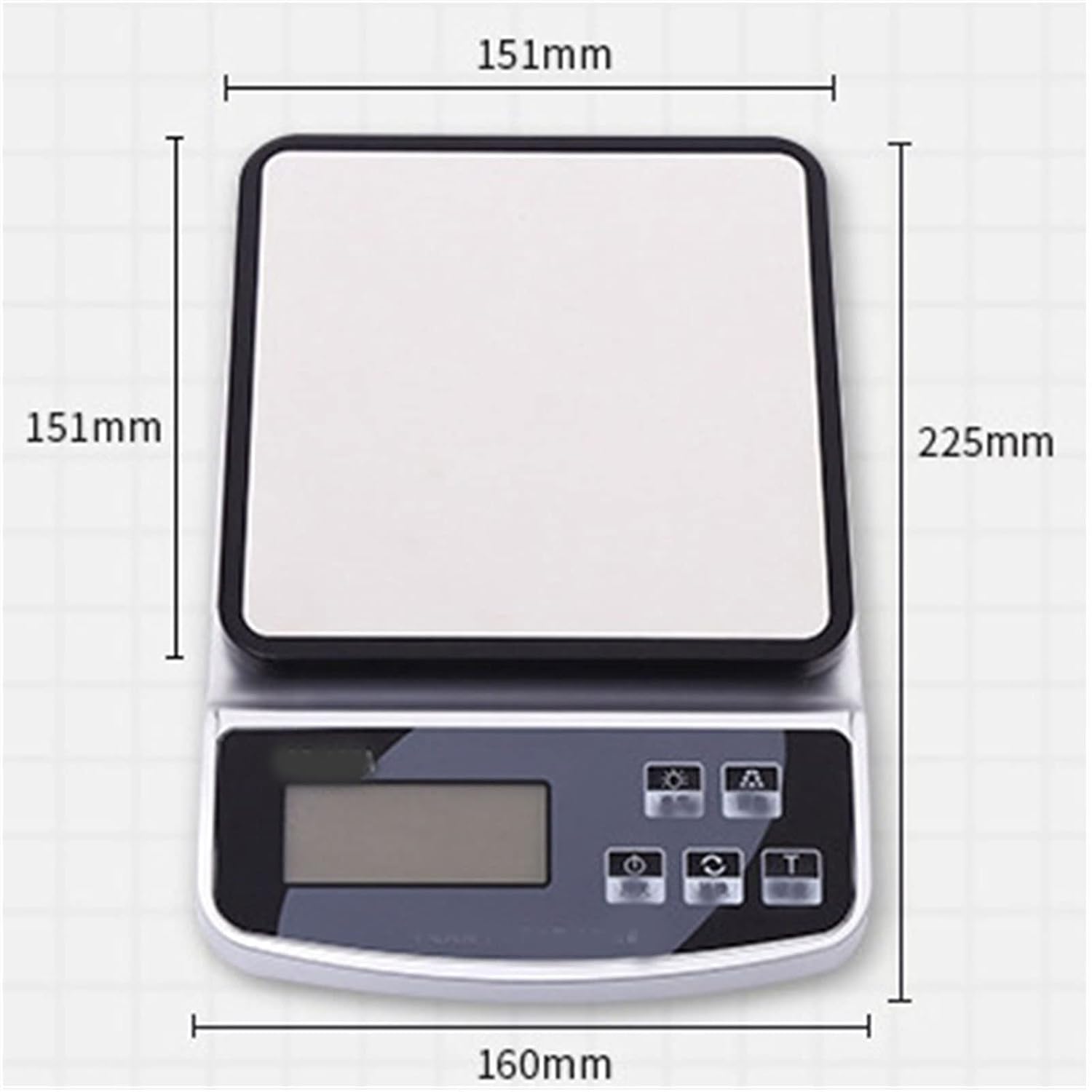 Digital Kitchen Scales Electronic Scale Fit in USB Waterproof Kitchen Household Coffee Digital Baking