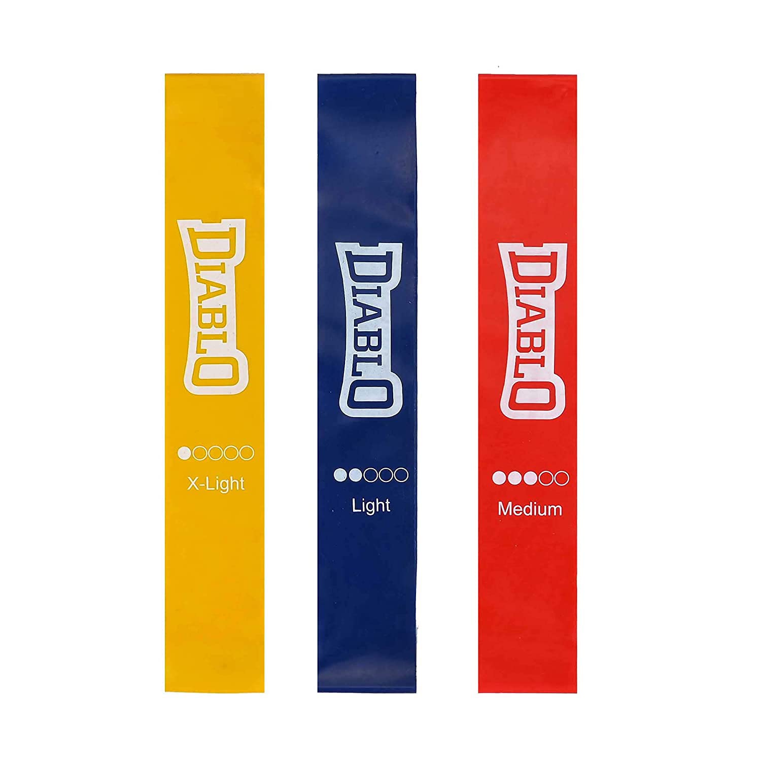 Diablo Resistance Loop Exercise Bands for Squats, HIPS, Legs, Butt, Glutes and Heavy Workouts Physical Therapy, Rehab, Stretching, Home Fitness (X-Light-Light-Medium) (B08KHKZC7B) Amazon Price History, Amazon Price Tracker