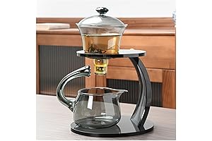 Magnetic Magic Glass Kungfu Extravaganza Teapot Semi-Automatic Lazy Drip Tea Maker