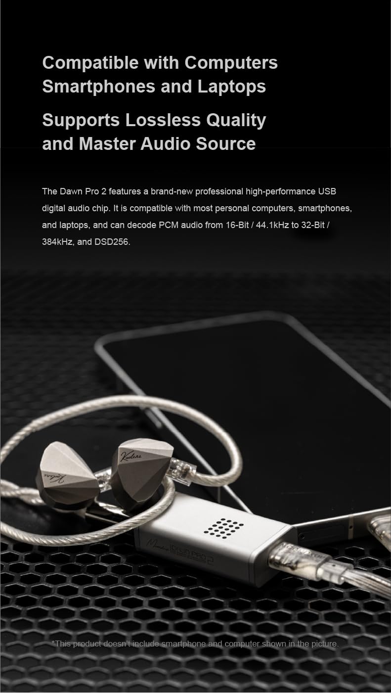 MOONDROP Dawn PRO 2 Decoder Headphone Amplifier 3.5/4.4 Phone Out