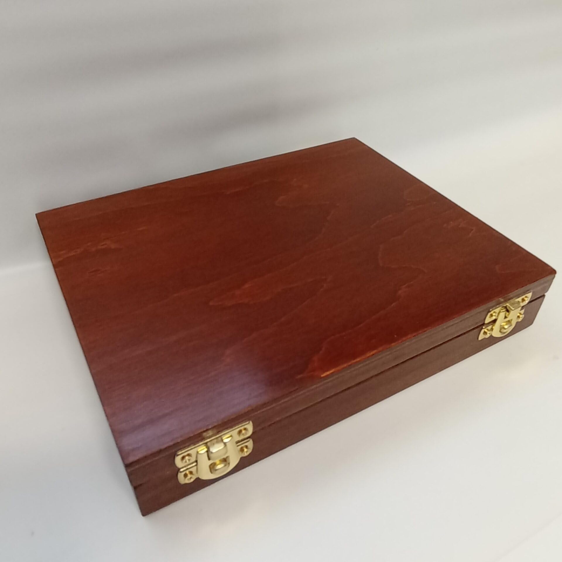 Caja numismática de madera para 20 monedas antiguas, esterlinas, marencos y follis, con interior de terciopelo, 20 compartimentos, artesanal