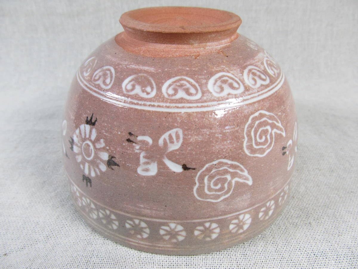 抹茶碗　雲鶴　骨董　茶道具　茶道　アンティーク 抹茶碗 雲鶴 骨董 茶道具 茶道 アンティーク