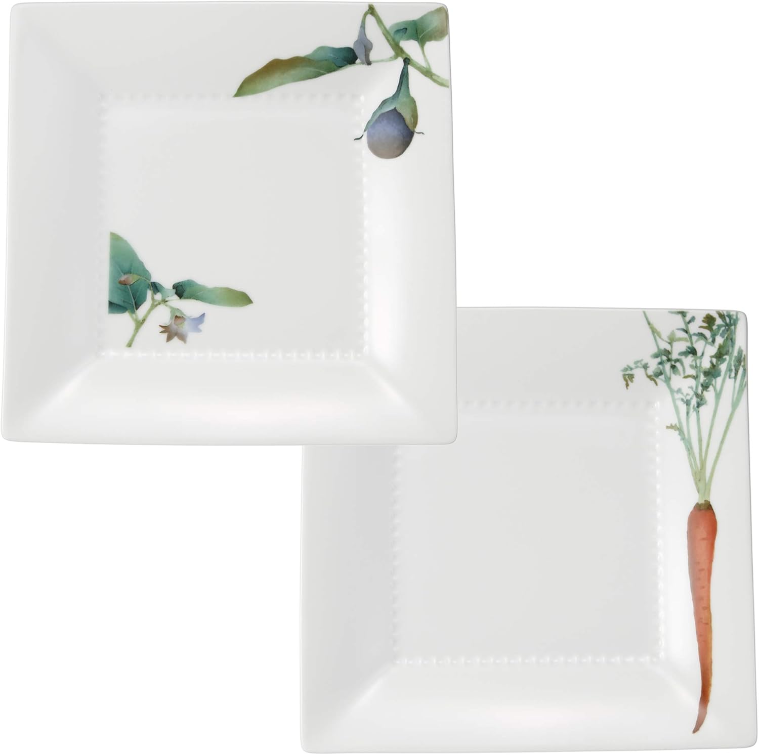 フッチェンロイター 花柄 デザート皿 角皿 フッチェンロイター花柄 フッチェンロイター 花柄 デザート皿 角皿 フッチェンロイター花柄