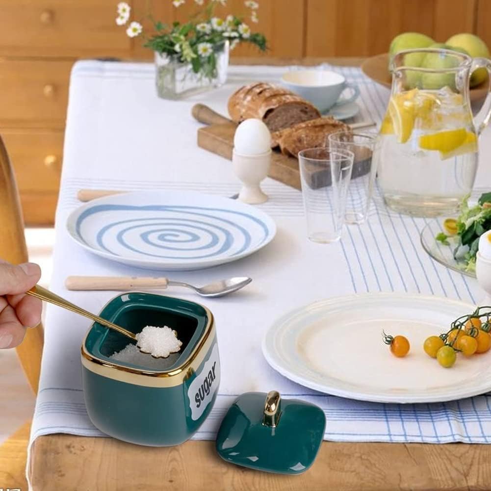 Zestaw ceramicznych doniczek na przyprawy, porcelanowe słoiki na przyprawy do soli i pieprzu, dekoracyjne pojemniki do przechowywania w kuchni