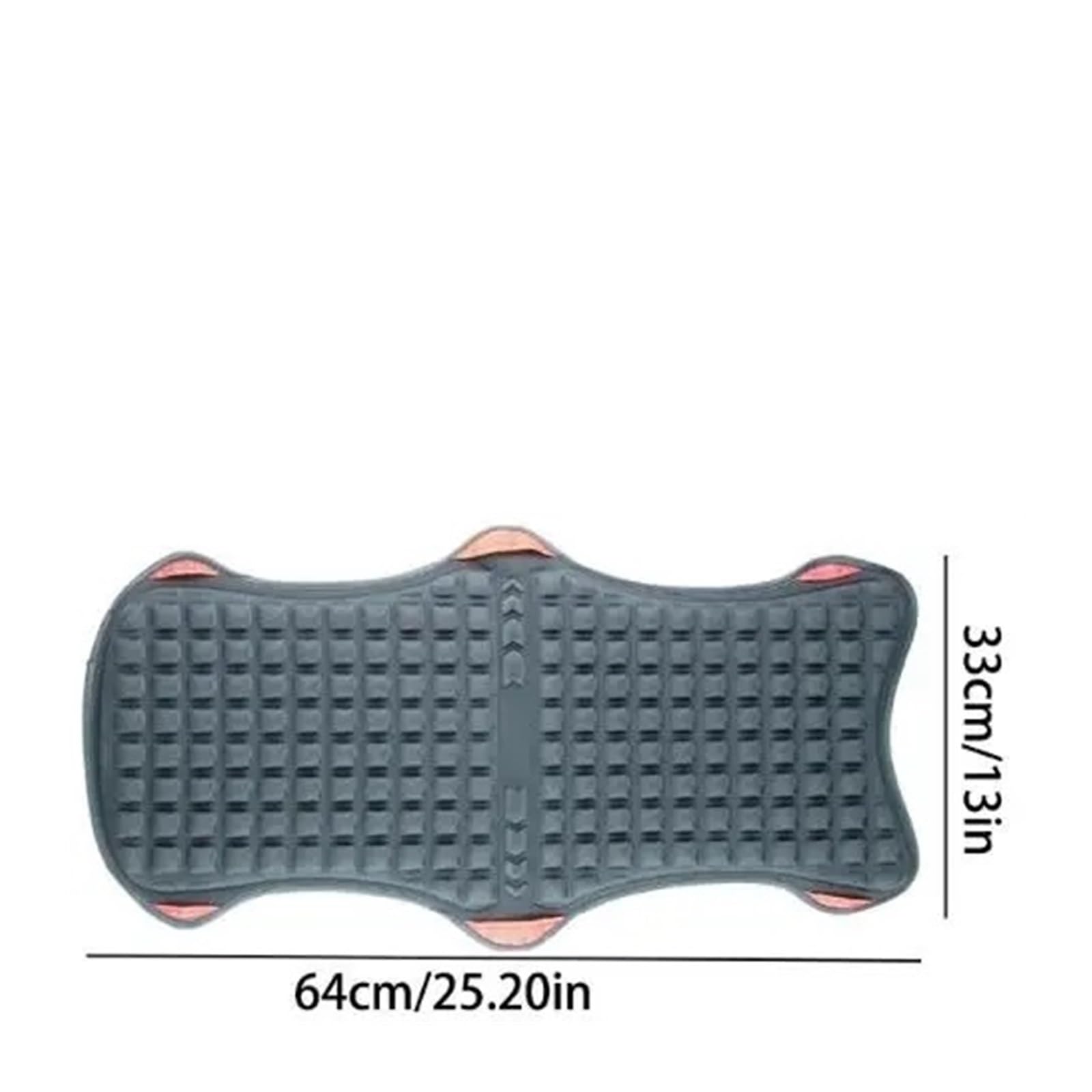 Almohadillas Protectoras a Tope Cojines para Motocicleta con Canales de Flujo Aire Fondo elástico PVC Universal(XL)