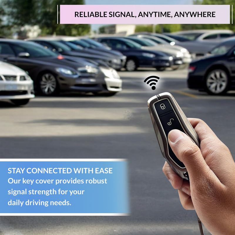 Image of NEODRIFT 'KeyShield' Car Key Cover for BYD Atto-3 (Shape 1, 04 Buttons) (Durable, Stylish, and 360 Protection)