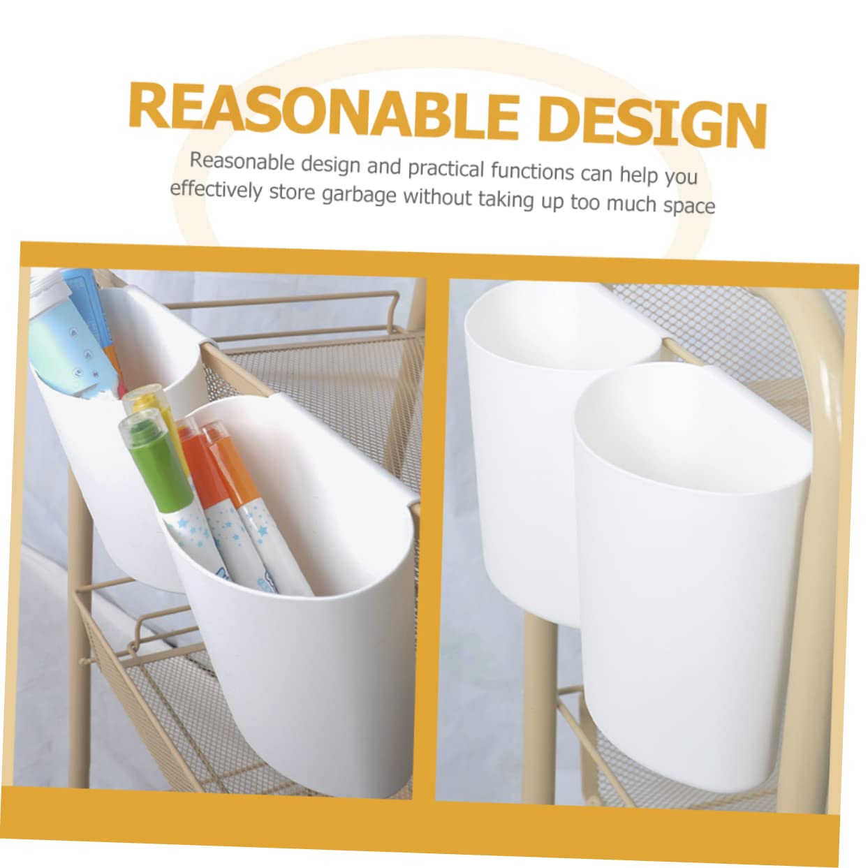 PORRASSO Sac De Rangement Suspendu Poches Organisateur Mural En