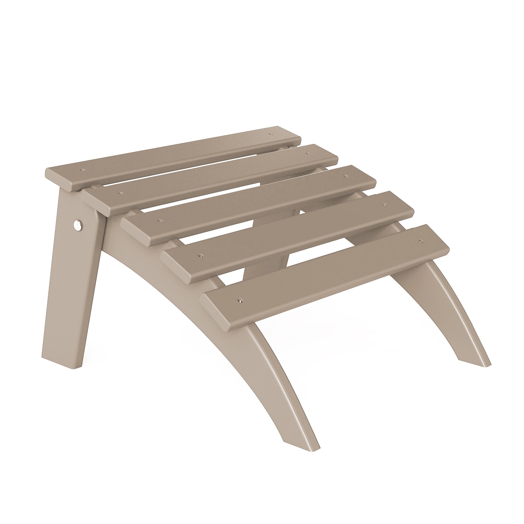 NAVINE Adirondack Ottoman, Folding Adirondack Ottoman for Adirondack Chair, HDPE All Weather Outdoor Footstool for Patio, Backyard, Porch, Garden,