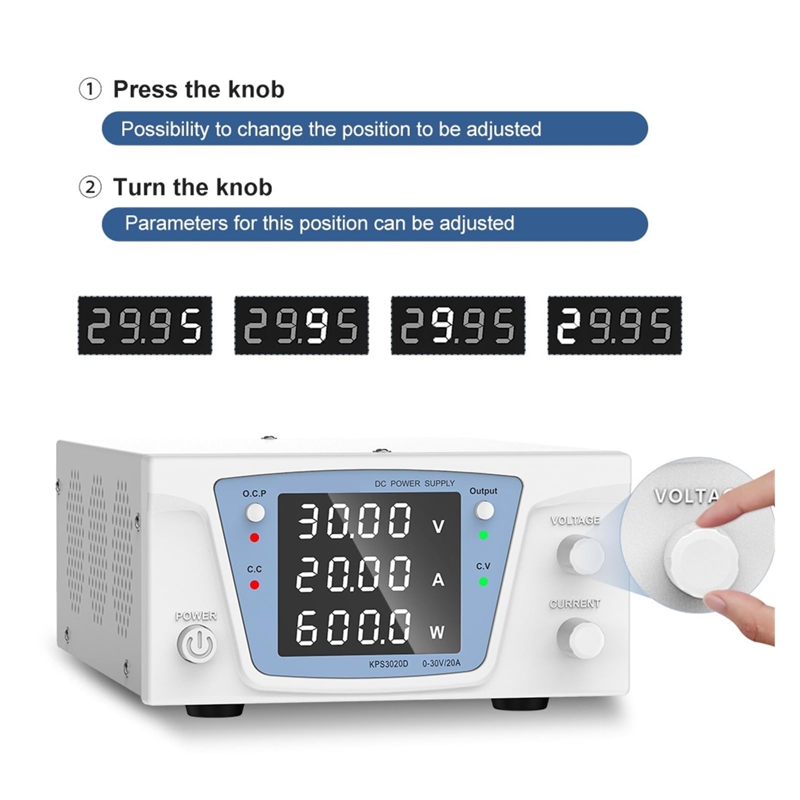 Zasilacz prądu stałego z regulacją napięcia, 30 V, 60 V, 100 V, RS-485, programowalny, laboratoryjny, regulowany zasilacz prądu stałego, automatyczne sterowanie, stabilizator napięcia, zasilacz do