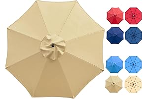 Patio Umbrella 9' Replacement Canopy