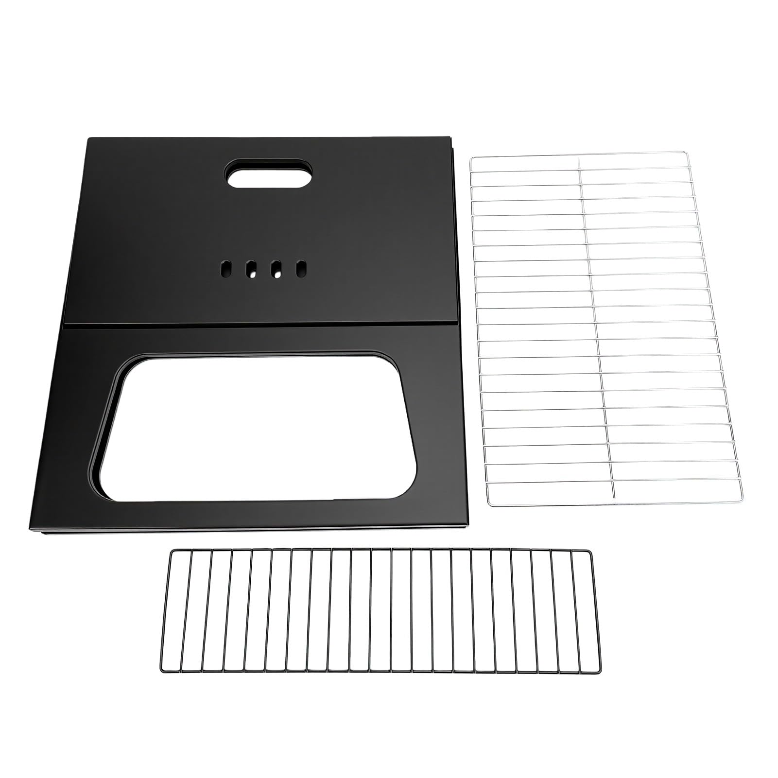 Keenso Barbecue a Carbone Portatile, 17.3 X 11.4 Pollici Pieghevole a