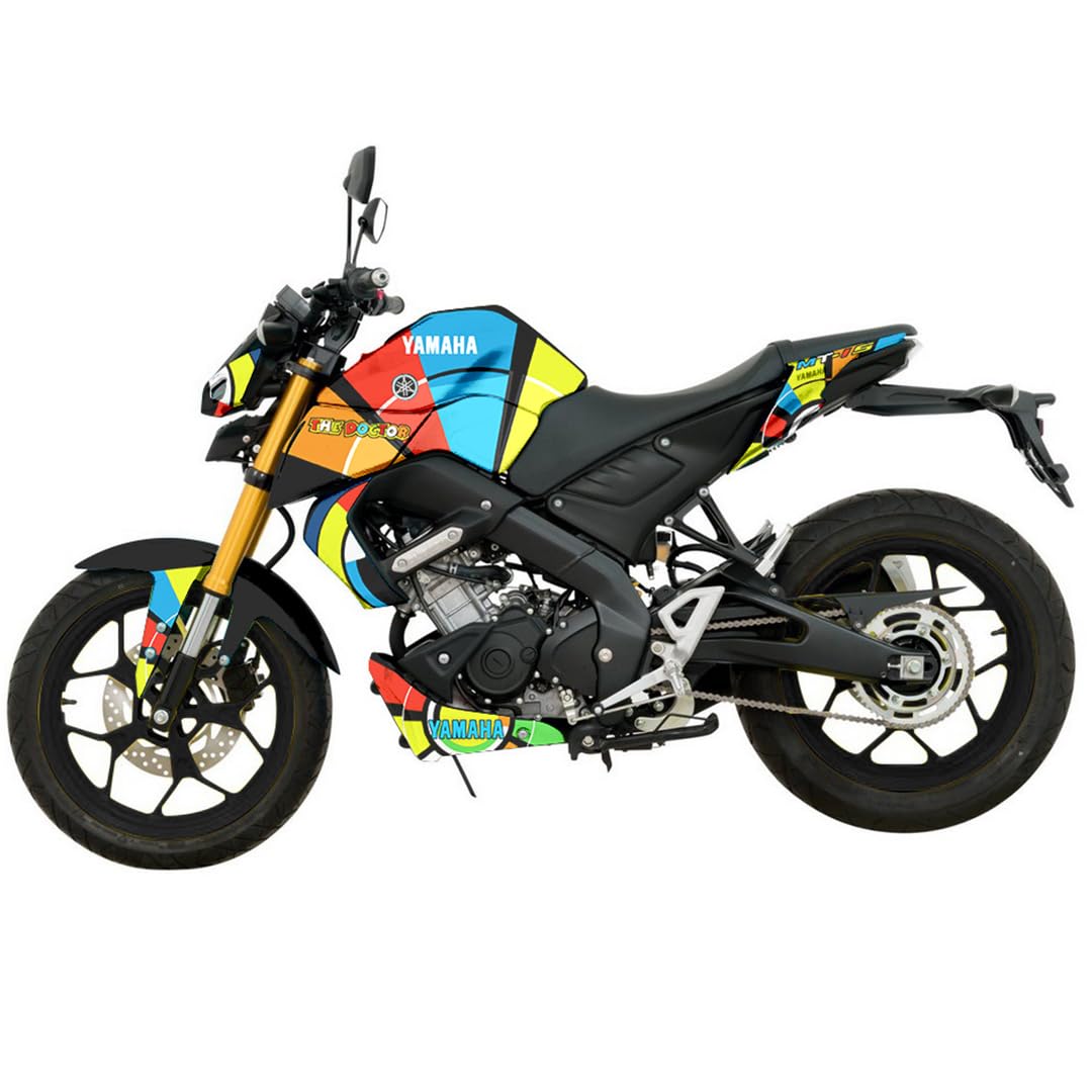 Yamaha MT15 Rossi Edition Decal Sticker Kit by Motocross Graphix
